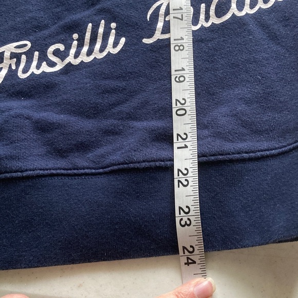 J. Crew Navy Italian Pasta Crewneck - Picture 6 of 6